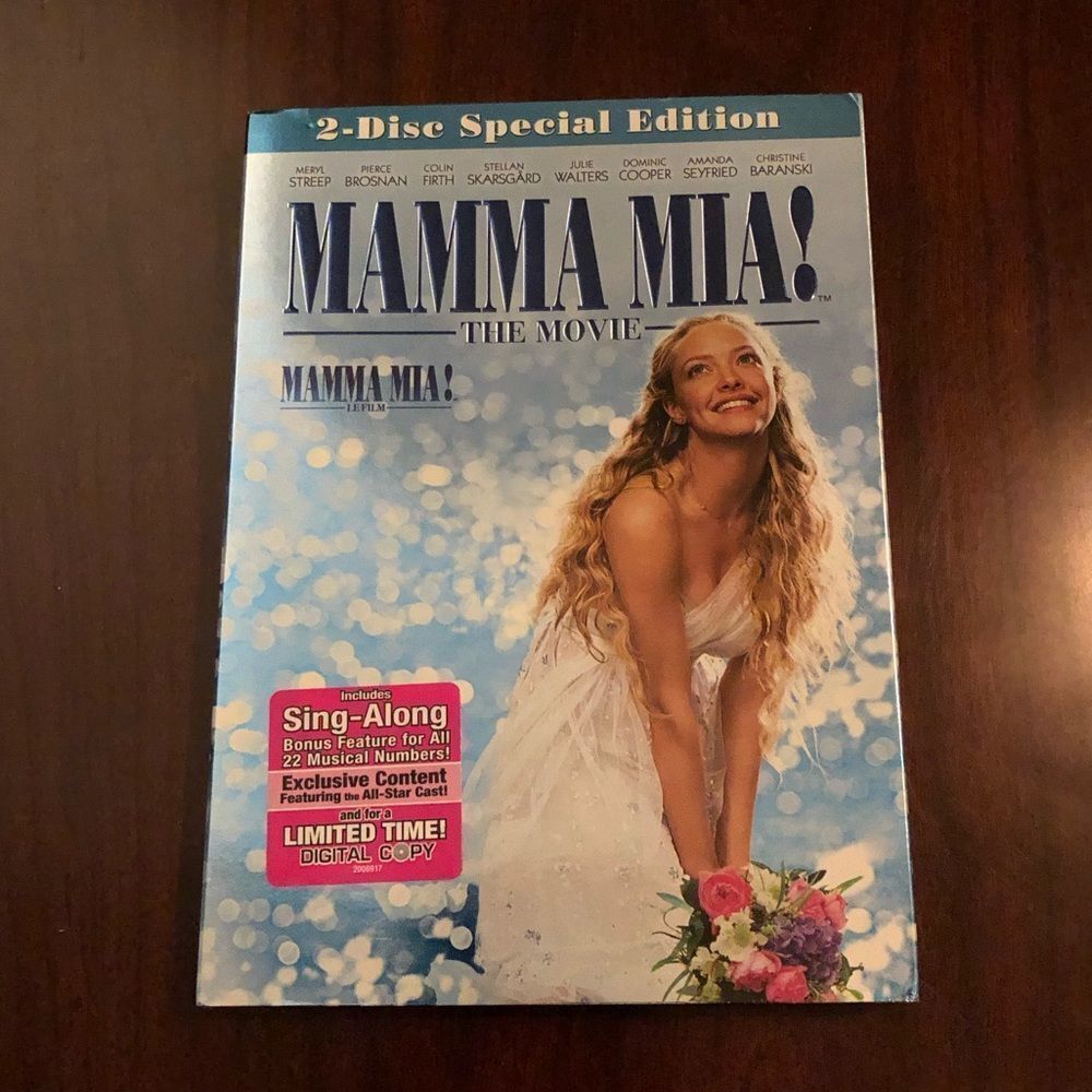 Mamma Mia! DVD 2-Disc Special Sing-Along Edition Wide Screen NWT immacul… - Picture 3 of 5